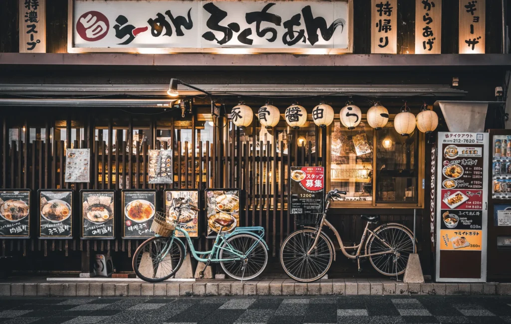 japanese ramen shop interior