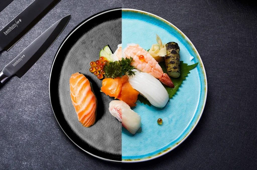 color and balance in japanese food plating
